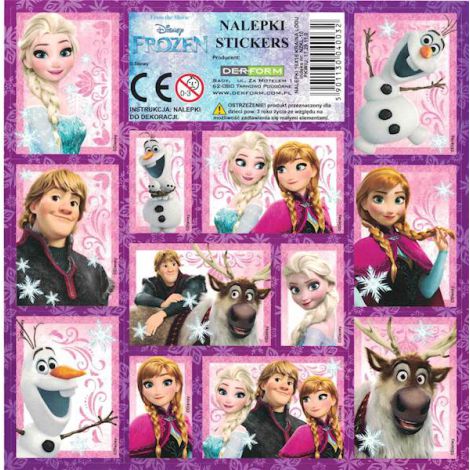 Naklejki Derform 16x16 Frozen - 2